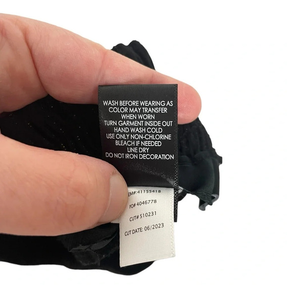 Torrid Pull On Wide Leg Stretch Lurex High-Rise Pant in Glitter Stripe Size 1X - Picture 16 of 16